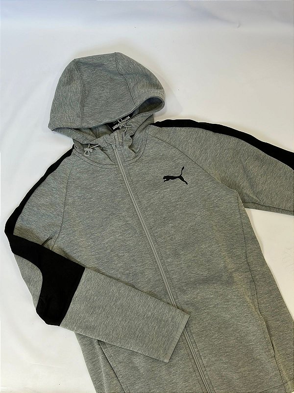 JAQUETA PUMA EVOSTRIP CINZA