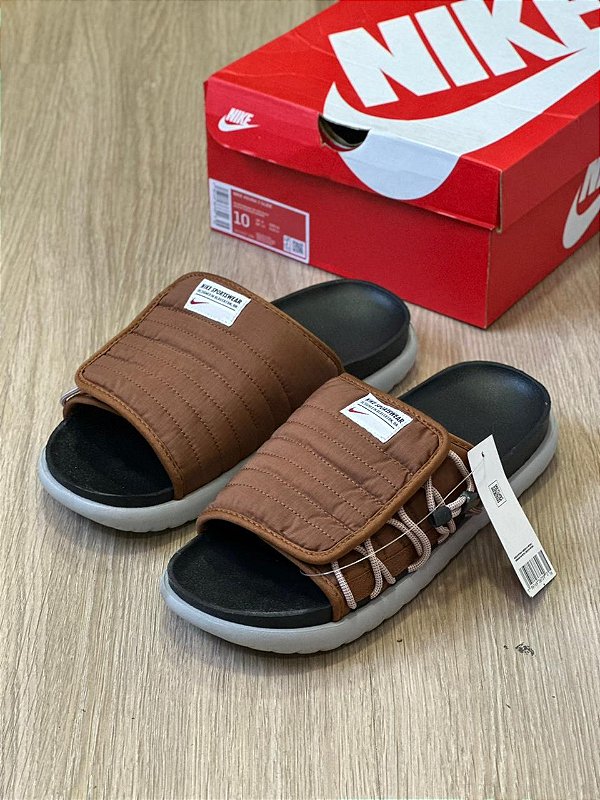 CHINELO NIKE ASUNA 2 SLIDE (MARROM/CINZA)