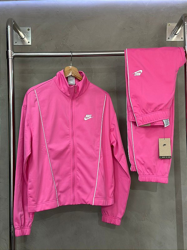 CONJUNTO NIKE TRACKSUIT ROSA PINK (FEMININO)