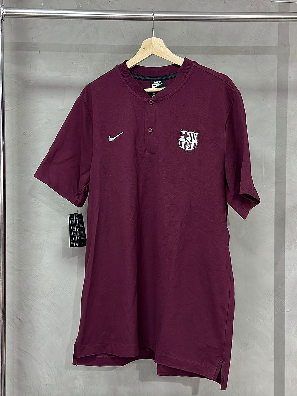CAMISA POLO BARCELONA 2017 VINHO