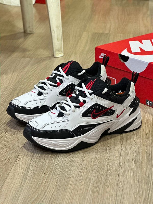 Tênis Nike M2K (black/white/red)