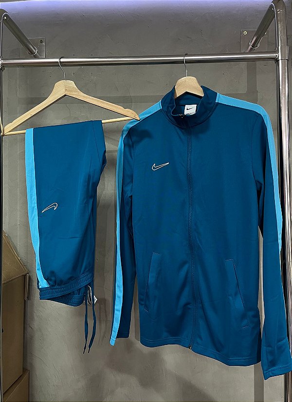 CONJUNTO NIKE DRY-FIT ACADEMY AZUL TURQUESA 2023