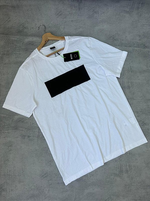 T-SHIRT HUGO BOSS LOGO (BRANCA)
