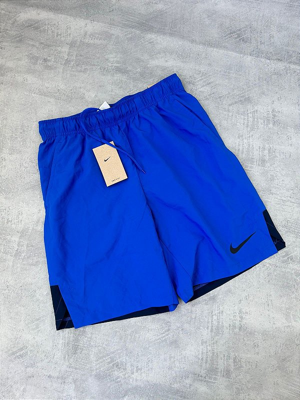SHORT NIKE TACTEL AZUL MARINHO/AZUL ROYAL
