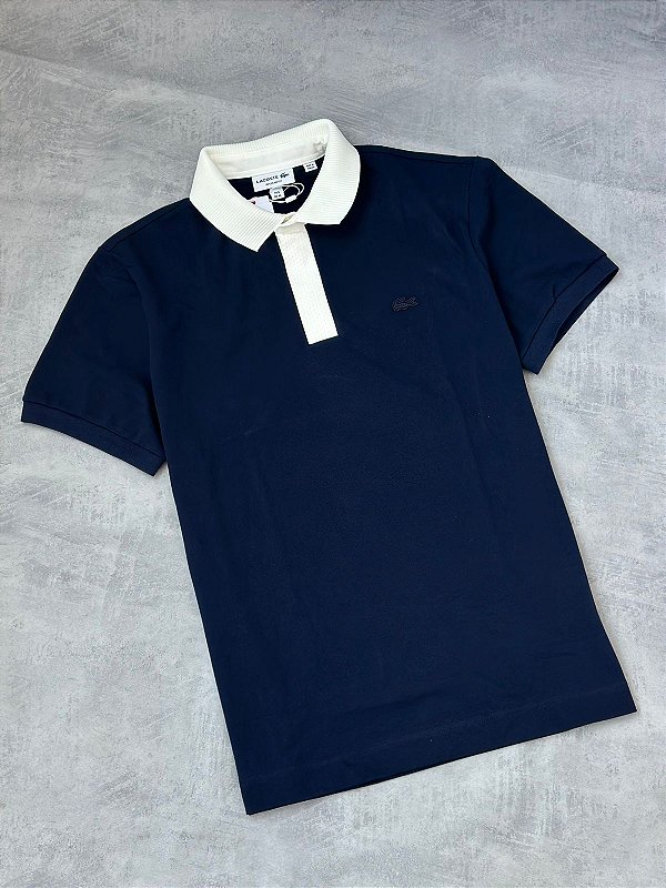 POLO LACOSTE REGULAR FIT (AZUL MARINHO)