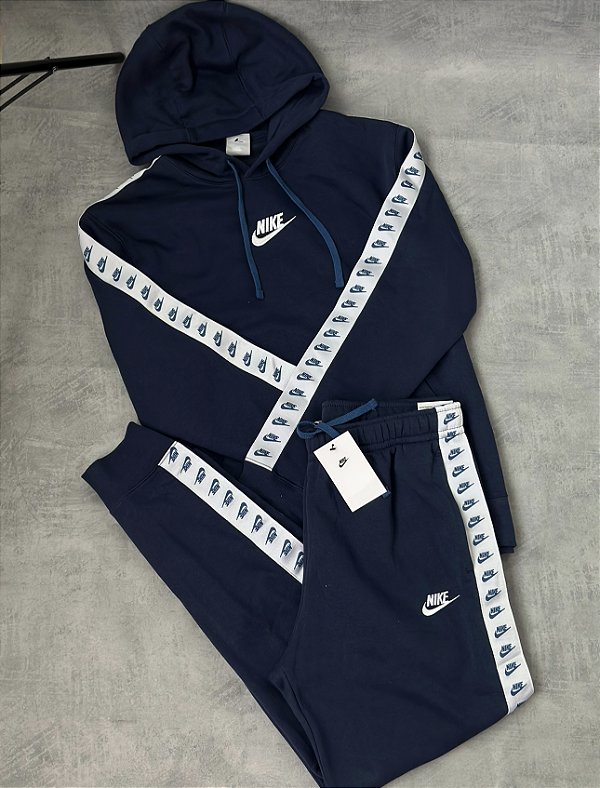 Agasalho Nike Sportswear Sport Essential AZUL MARINHO