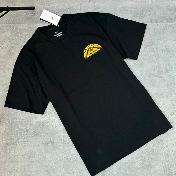 T-shirt de basquetebol Nike Max90 FOR MEN (PRETA)