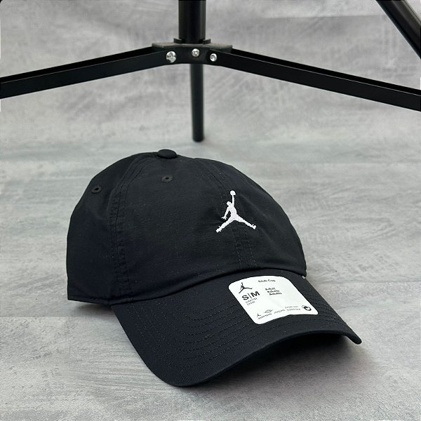 BONÉ JORDAN H86 HASHED PRETO