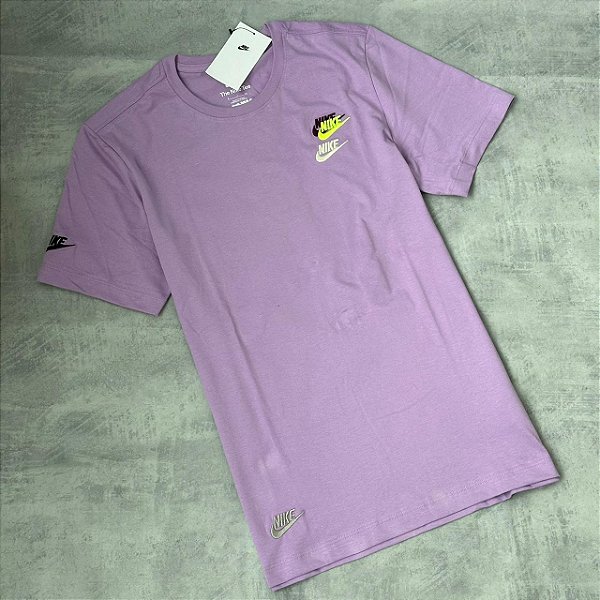 CAMISETA NIKE MULTI SWOOSH LILAS