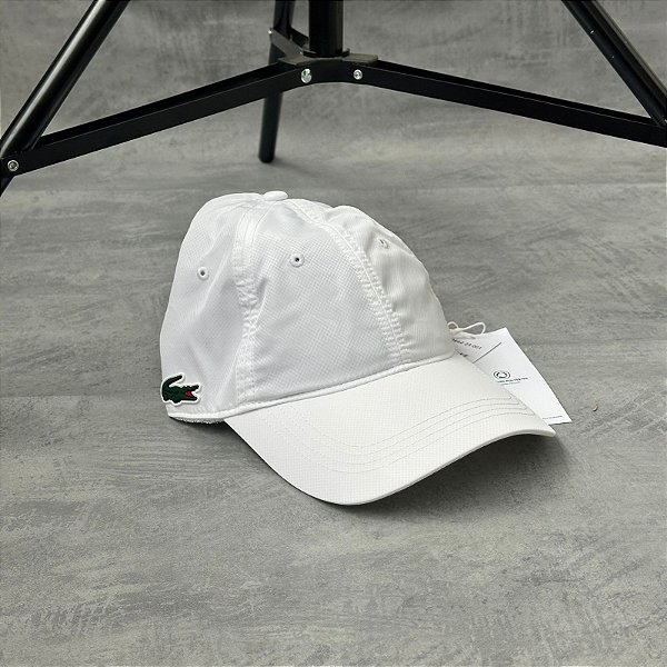 BONÉ SPORT LACOSTE BRANCO 2024