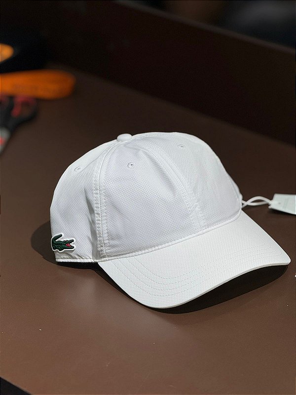 BONÉ SPORT LACOSTE BRANCO 2024