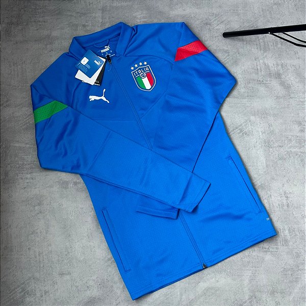 JAQUETA PUMA ITALIA HODDIE ZIP AZUL