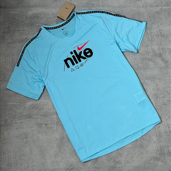 CAMISETA Nike Dri-FIT Miler D.Y.E (AZUL)