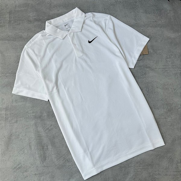 POLO NIKE DRI-FIT BRANCA