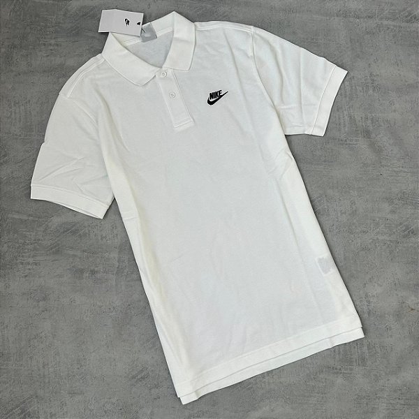 POLO NIKE SPORTWEAR BRANCA(SIMBOLO PEQUENO)