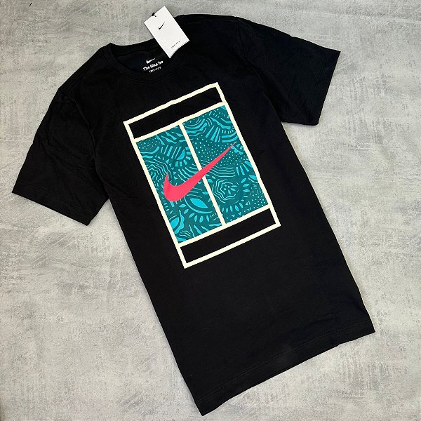 CAMISETA NIKE COURT (PRETO)