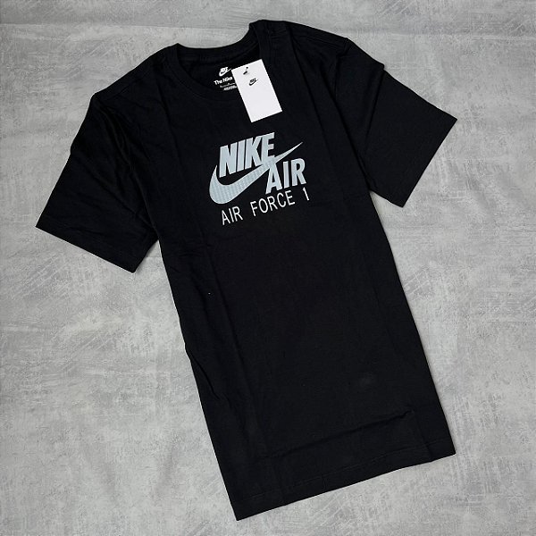 Camiseta Nike Air Force - Preta