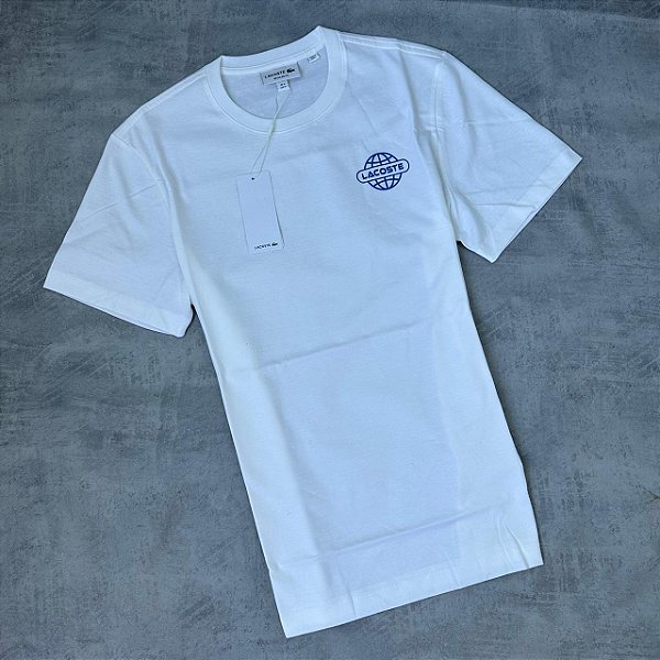 Camisa Lacoste World - Branca