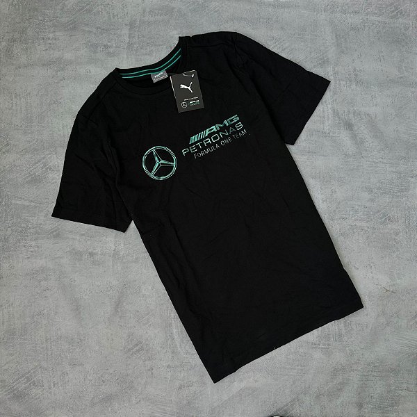 CAMISETA PUMA MERCEDES AMG PETRONAS (PRETA) MOTORSPORT
