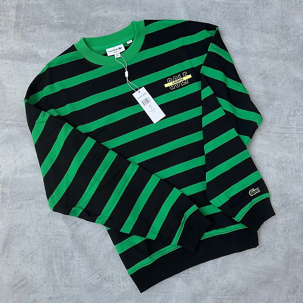 MOLETOM LACOSTE GOLF (GOLA CARECA )
