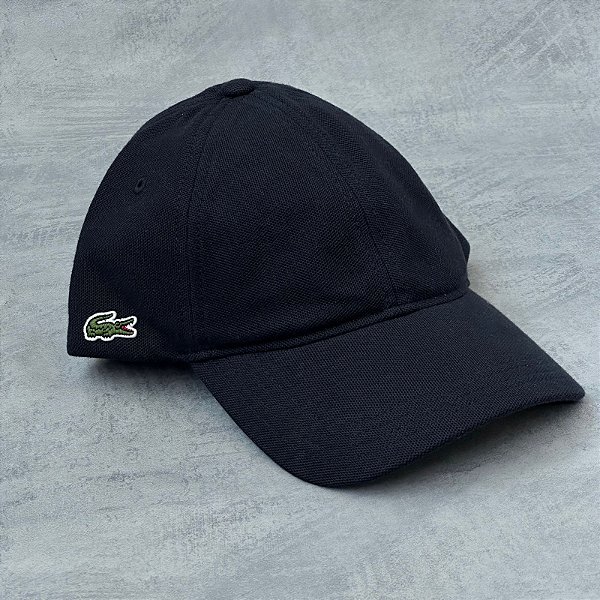 BONÉ LACOSTE PIQUET (AZUL MARINHO )