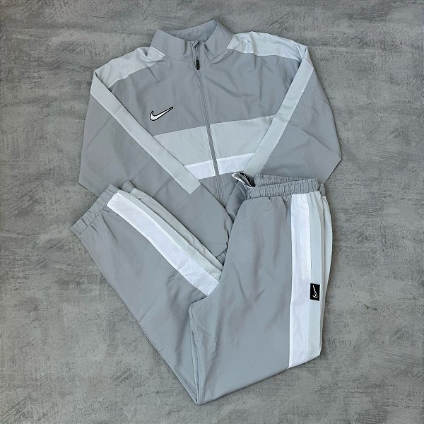 CONJUNTO NIKE DRI-FIT FOOTBALL CINZA  INFANTIL