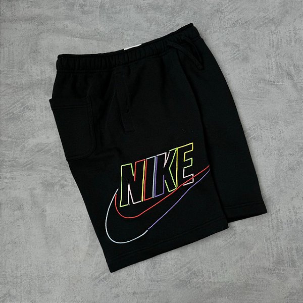 Bermuda Nike Art Color Preto - DX0801-010