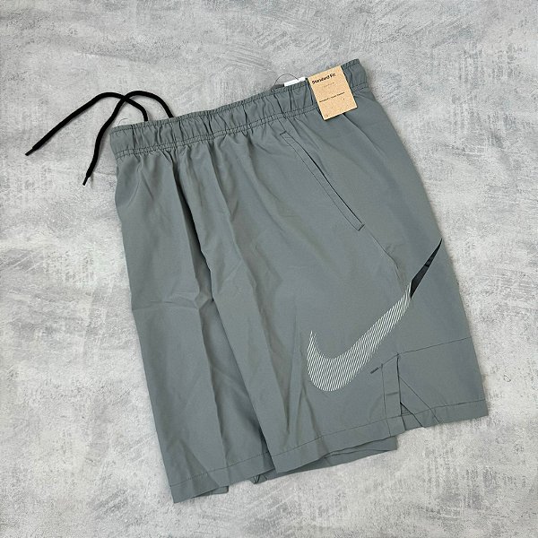 BERMUDA NIKE DRI-FIT FLEX SWOOSH (cinza)