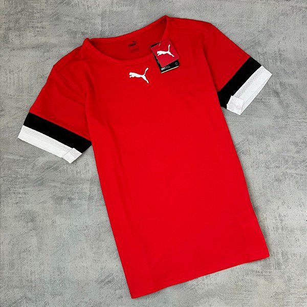 Camisa Puma teamRise Masculina - vermelho