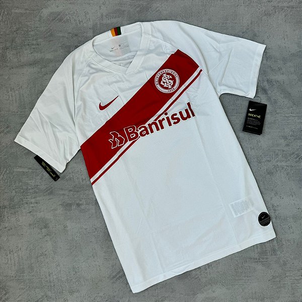 Camisa Nike Internacional II 2019/20 - Branco/Vermelho