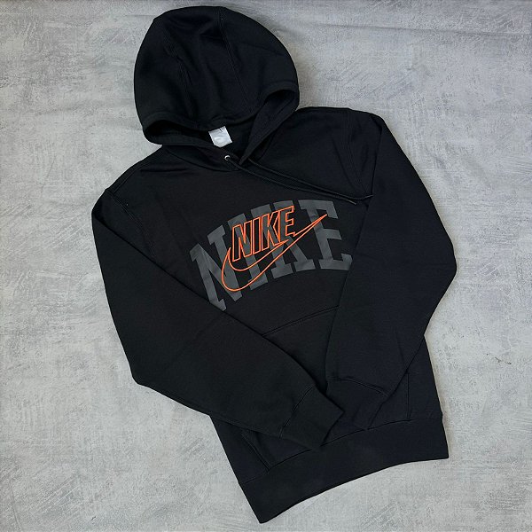 Jaqueta Nike Sportswear Club Fleece Pullover Hoodie Mens- Preto