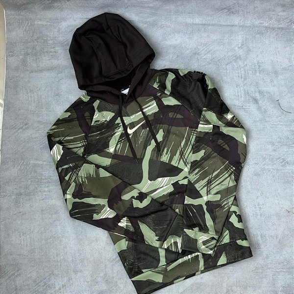 MOLETOM Nike Therma-FIT Allover Camo Hoodie