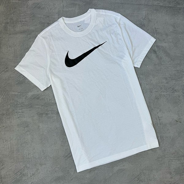 Camiseta Nike Dri-FIT Swoosh Park - Branco