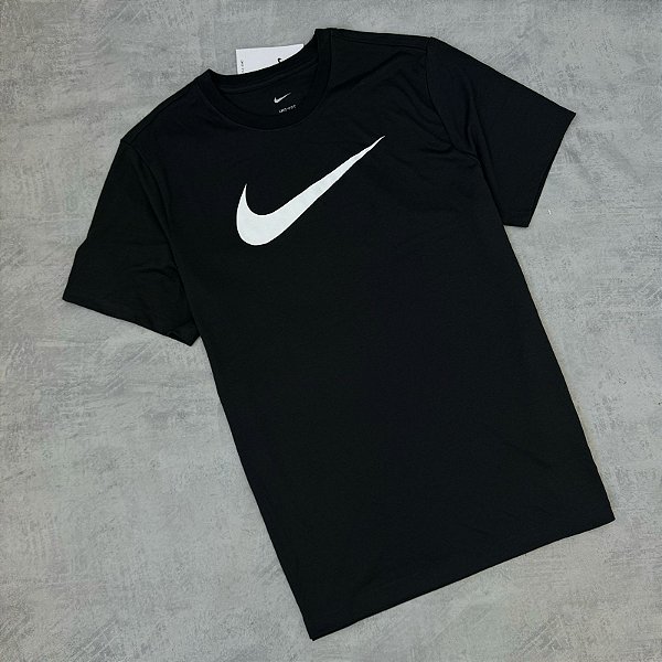 Camiseta Nike Dri-FIT Swoosh Park - Preto