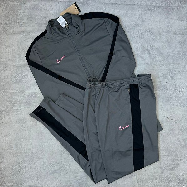 Conjunto Nike Dri-Fit - Chumbo