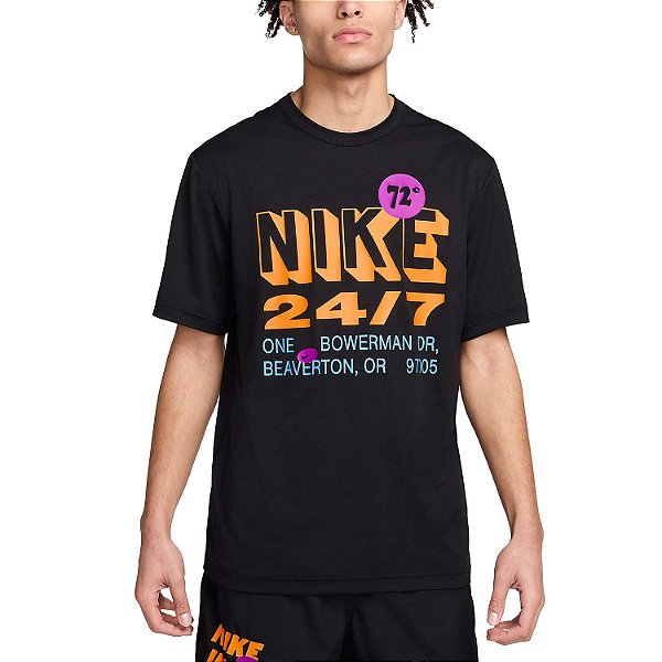 Camiseta Nike Dri-Fit Hyverse - Preto