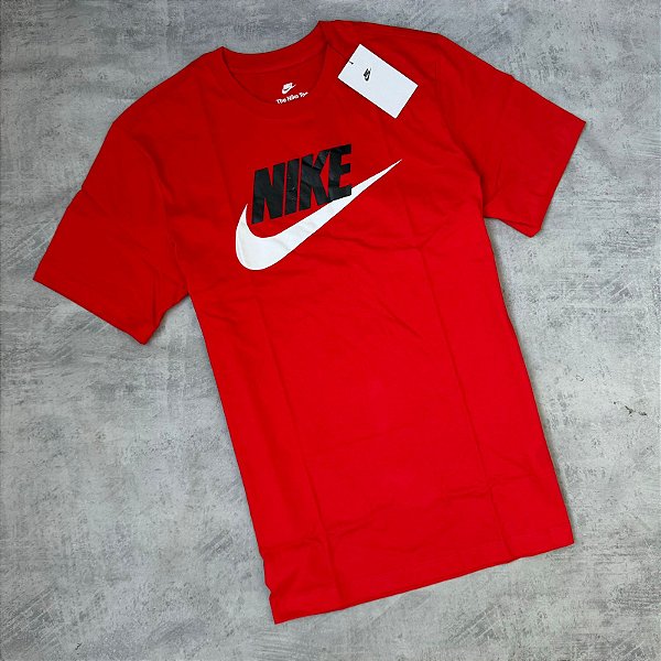 Camiseta Nike Sportwear Icon - Vermelha