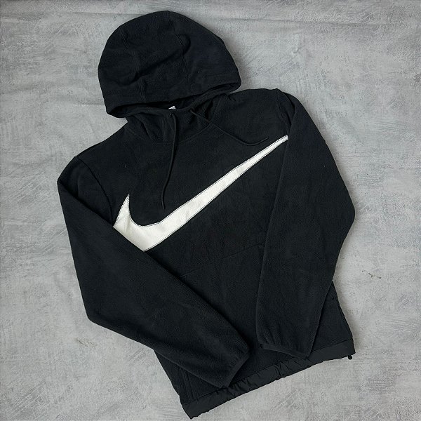 MOLETOM Nike Men’s Winterized Fleece Hoodie black (CAMURÇA)