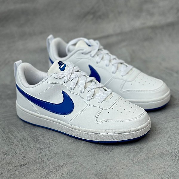 Nike Court Borough Low Recraft - Branco/Azul