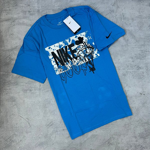 Camiseta Nike Hoops Max90 -Azul