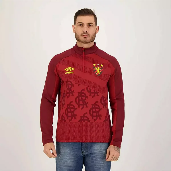 Blusão Masculino Sport Recife Treino 2022 Umbro Eight Sports