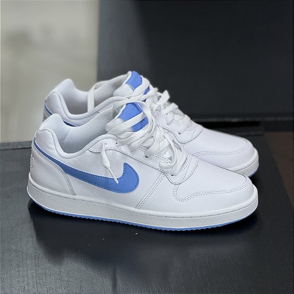 Tenis Nike Ebernon Low - Branco+Azul