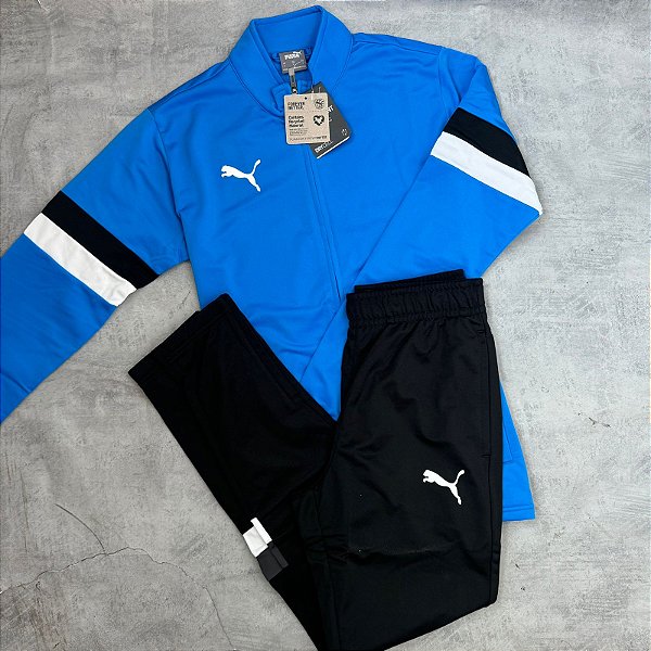 Conjunto Puma Drycell - AzulRoyal+Preto