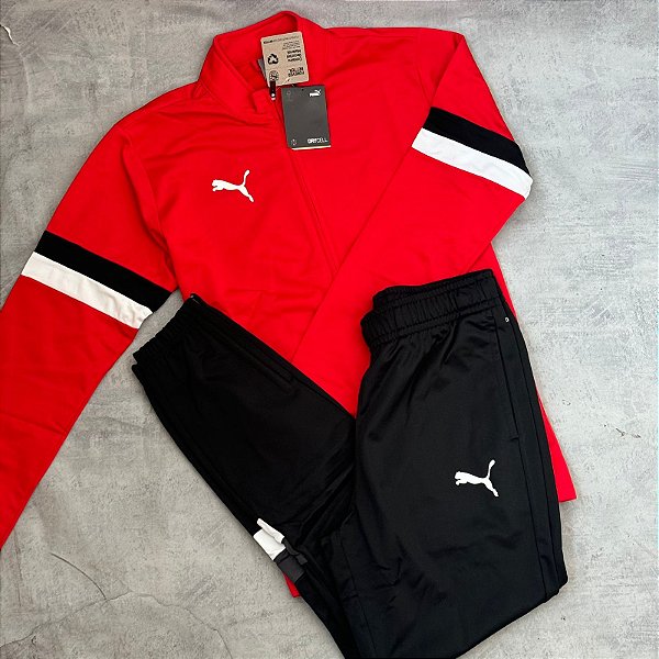Conjunto Puma Drycell Vermelho+Preto - 658653-01