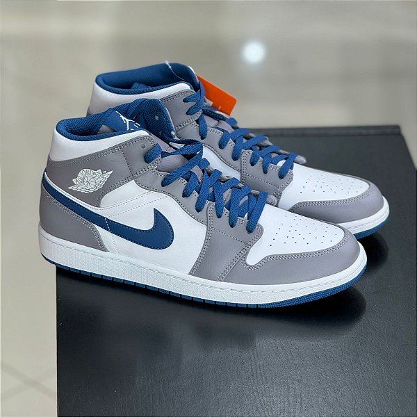 Jordan 1 Mid True Blue Men's - DQ8426-014