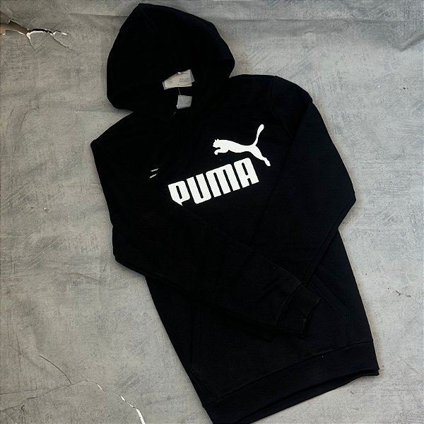 Moletom Puma Capuz Essentials Big Logo Fleece - 586686-01