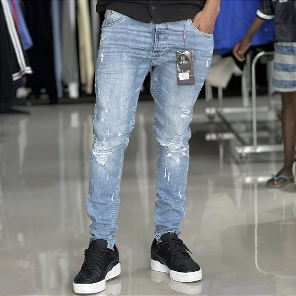 Calça Skinny Destroyer - 9185