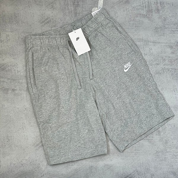 Bermuda nike Sportwear Moletom cinza - BV2772-063