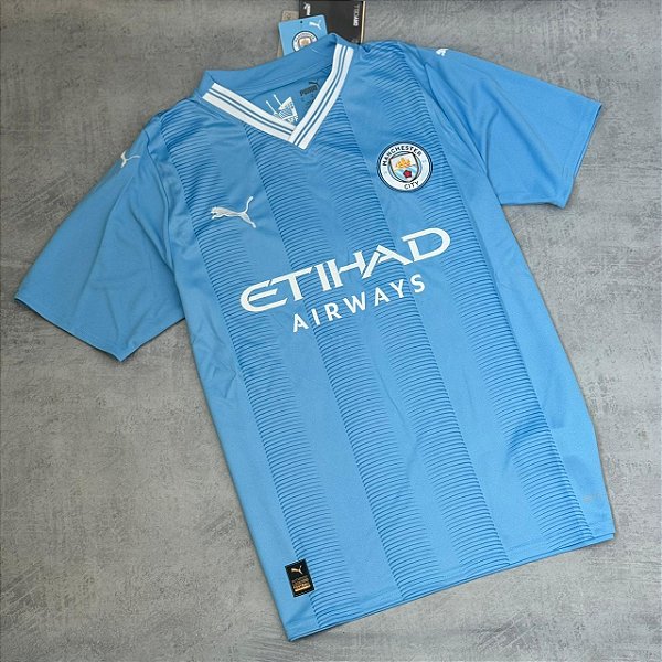 Camisa Manchester City 23/24 Home Torcedor- 770438-01
