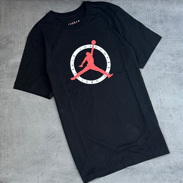 Camiseta Jordan Flight MVP Black/Red/White - DV8436-045